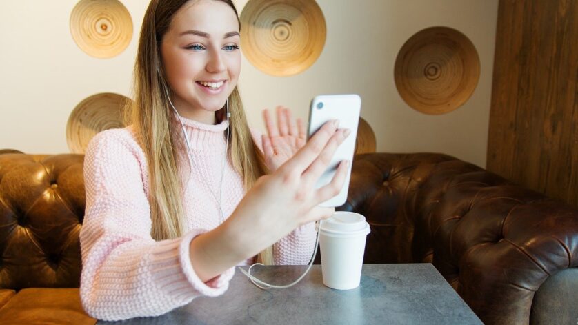 Girl on phone